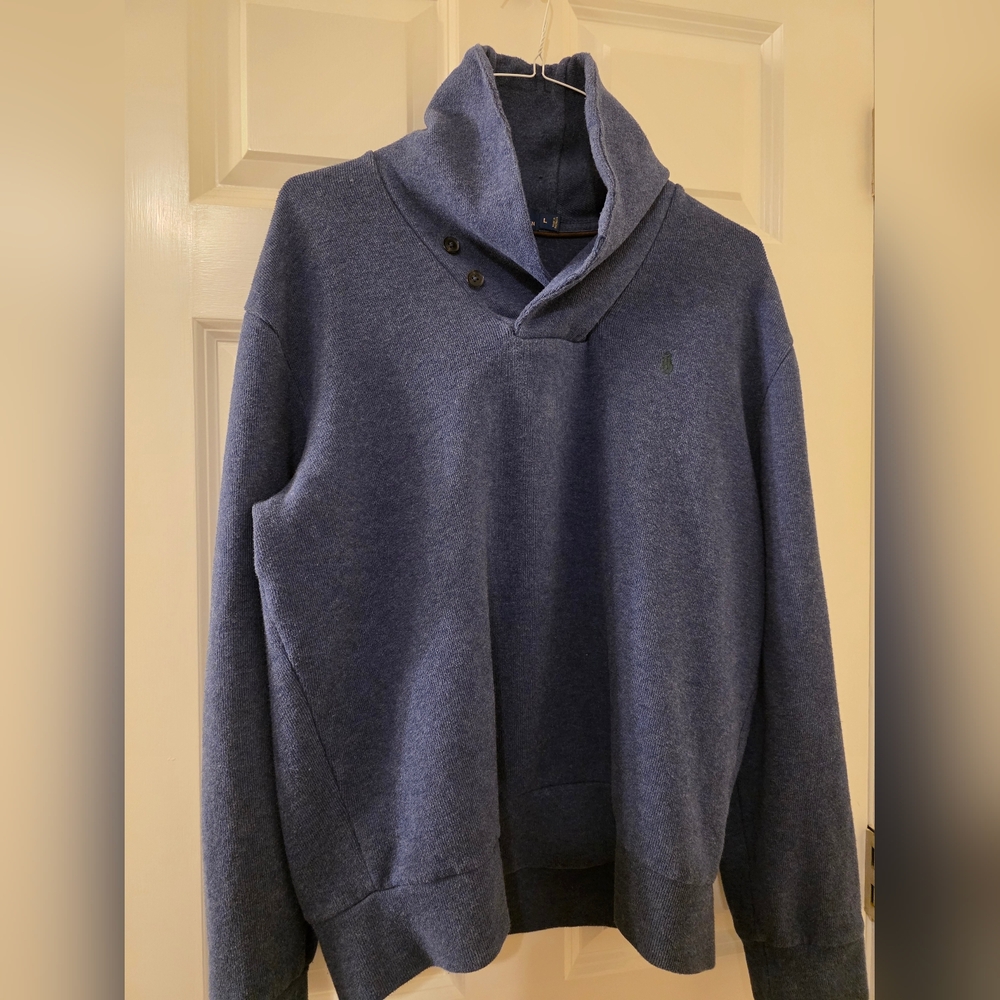 Polo Ralph Lauren Men's Navy Turtleneck Sweater